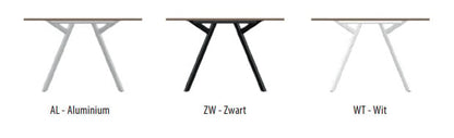 Bridge vergadertafel recht, vaste hoogte 75 cm