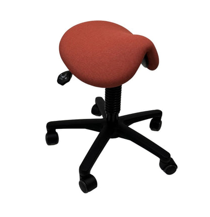 # Saddle Chair Levi upholstered in luxurious artificial leather