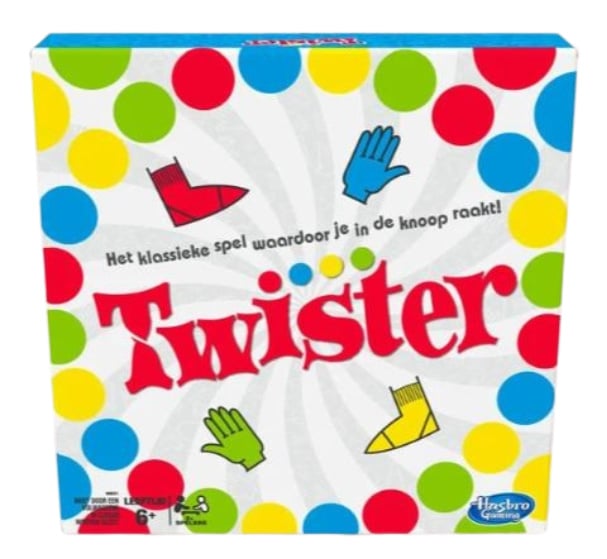 Twister, het klassieke spel waardoor je in de knoop raakt!