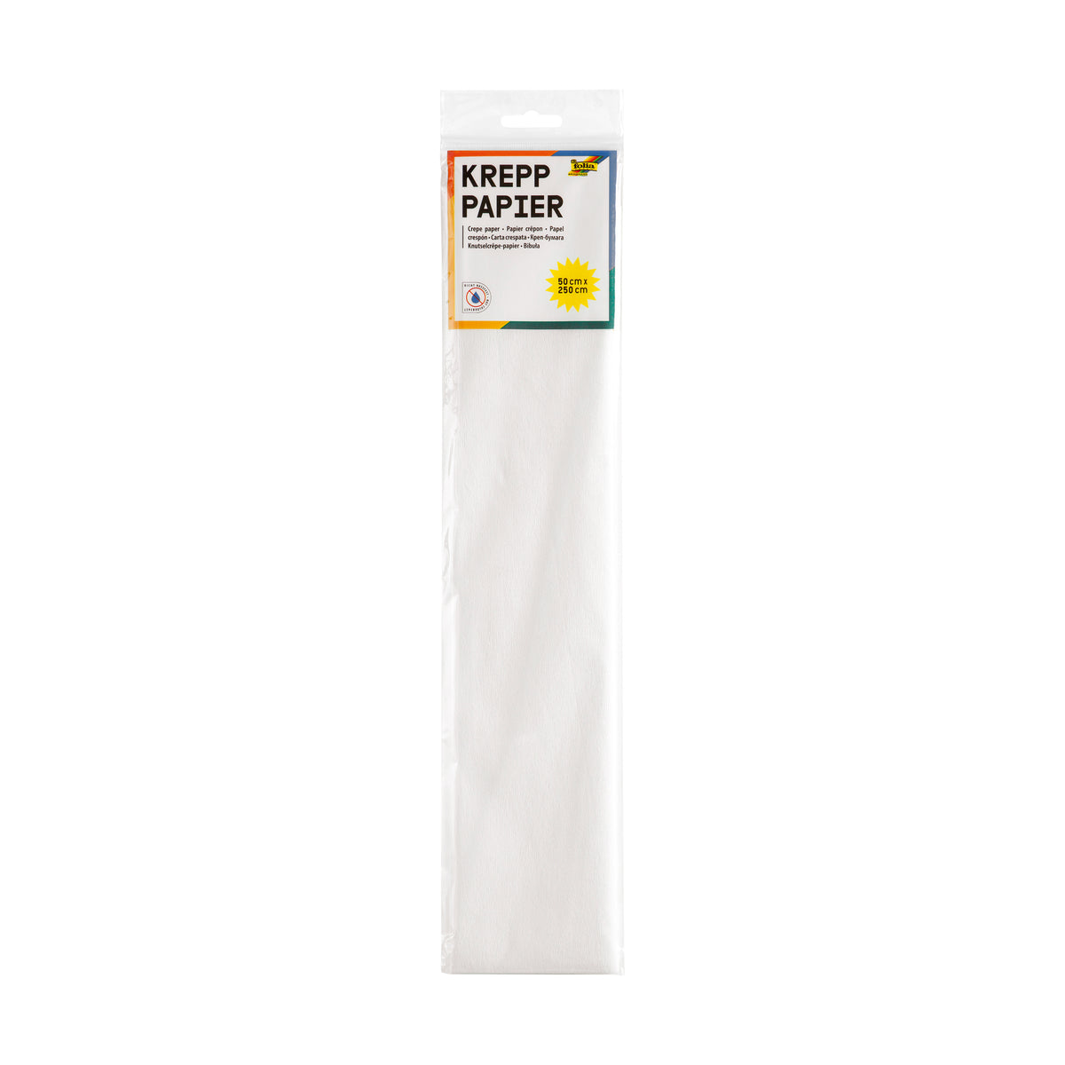 # Crepe Paper, Assorted Colours, 100 pieces