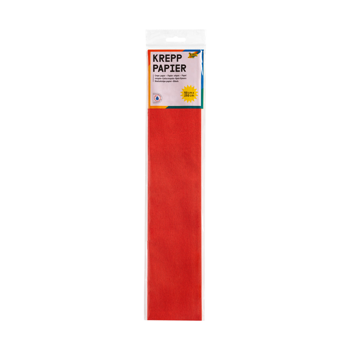 # Crepe Paper, Assorted Colours, 100 pieces