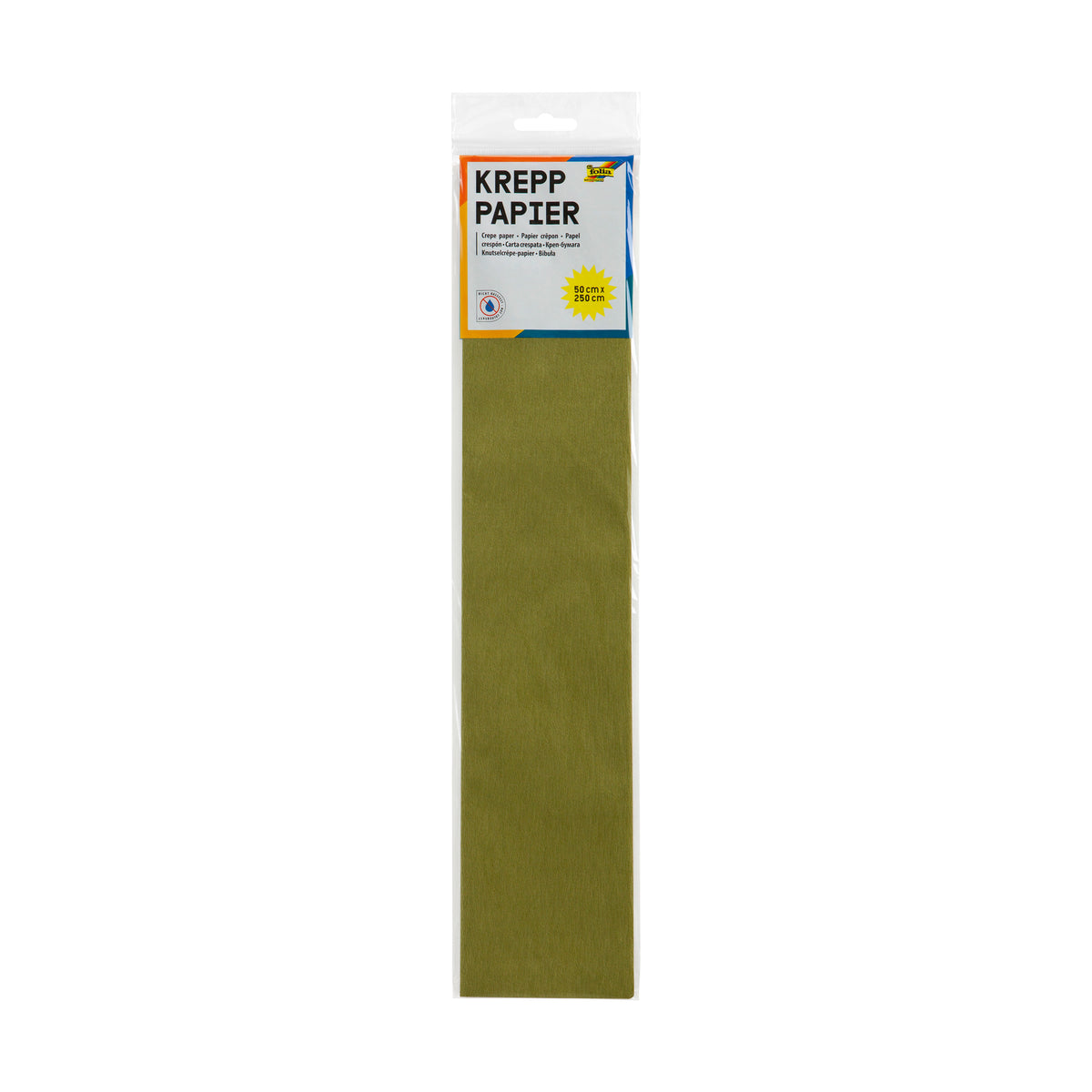 # Crepe Paper, Assorted Colours, 100 pieces