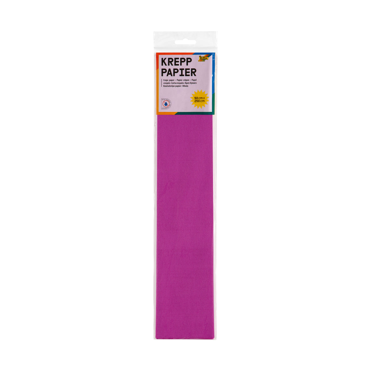 # Crepe Paper, Assorted Colours, 100 pieces