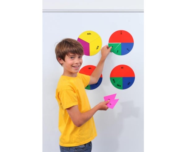 Magnetic percentage and decimal discs