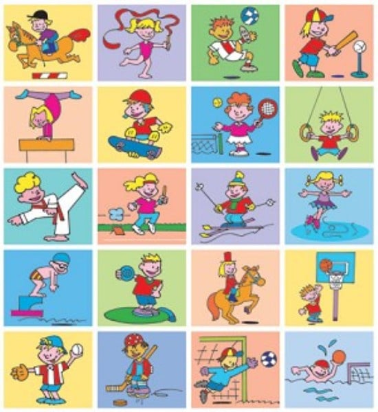 Reward Stickers Funny sport
