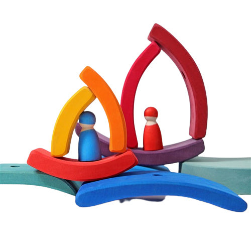 Grimms regenboog boot 12-delig