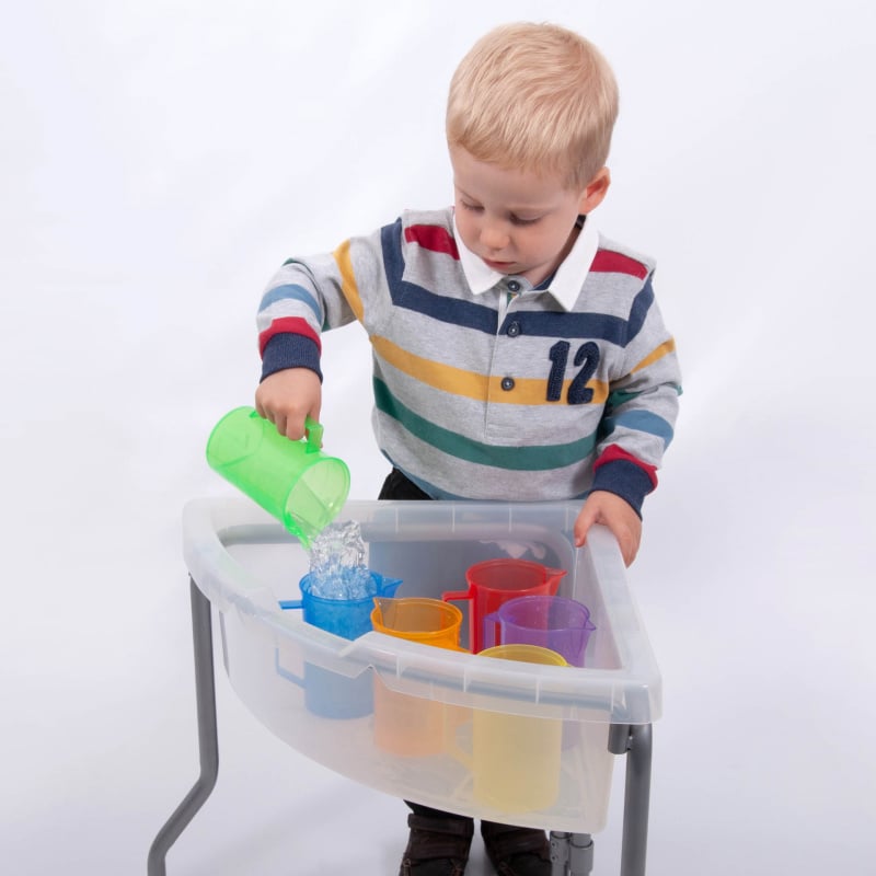 Tickit Translucent Colour Pouring Jugs, Set of 6