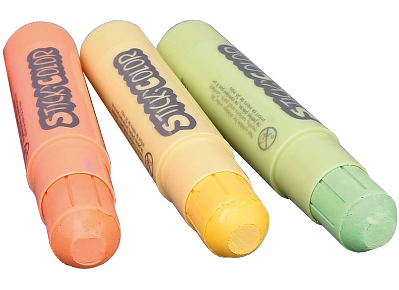 Kleursticks wasco, pastelkleuren, set van 6
