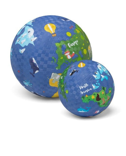 Rubber ball - World - 13 cm