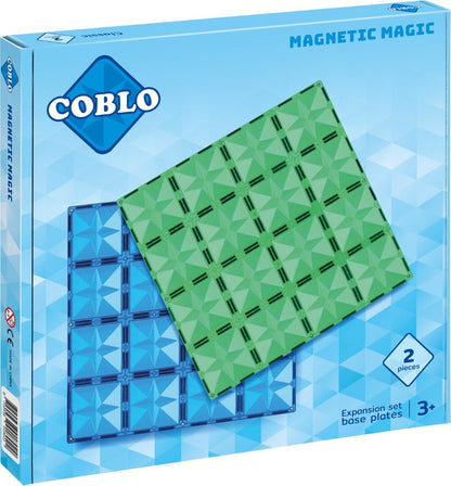 Coblo base plates blue-green, 2 pieces
