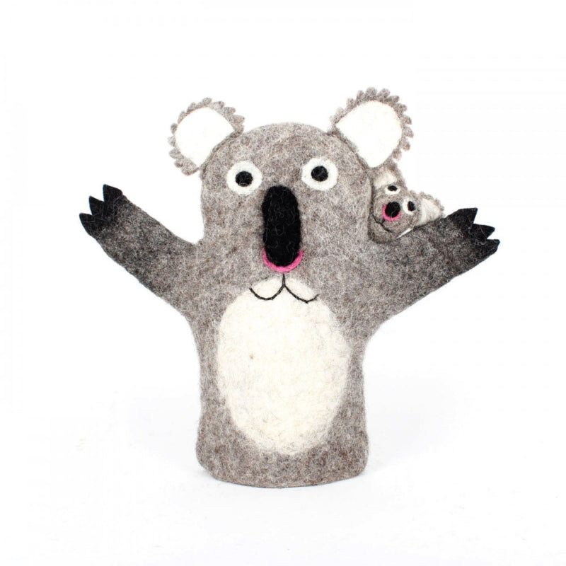 Handpop Koala met baby