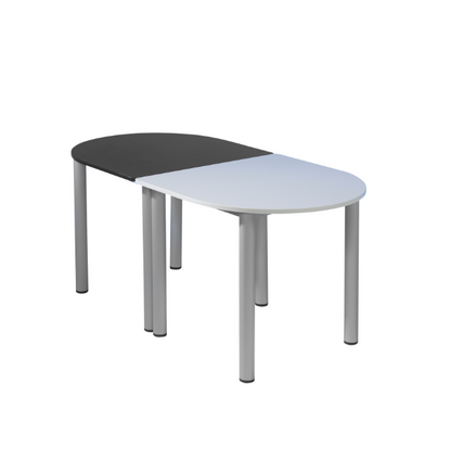 Semi-oval Lipizzaner height-adjustable transition table
