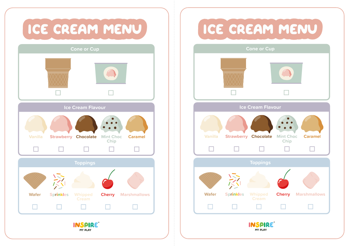 Inspire My Play - Ice Cream Play Set