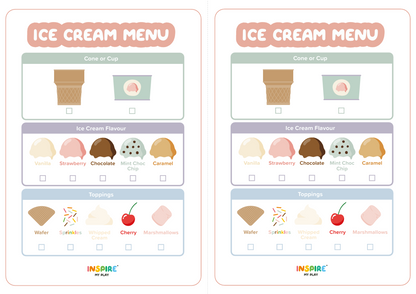 Inspire My Play - Ice Cream Play Set