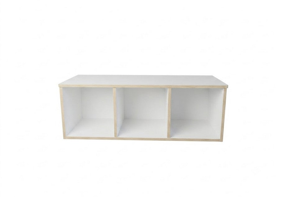 Pigeonhole unit, 3 columns, no plinth, 1 tier