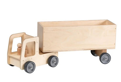 Large truck with trailer