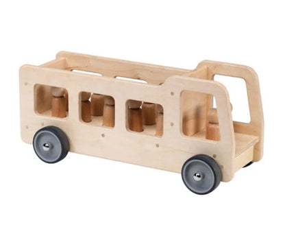 Grote houten bus