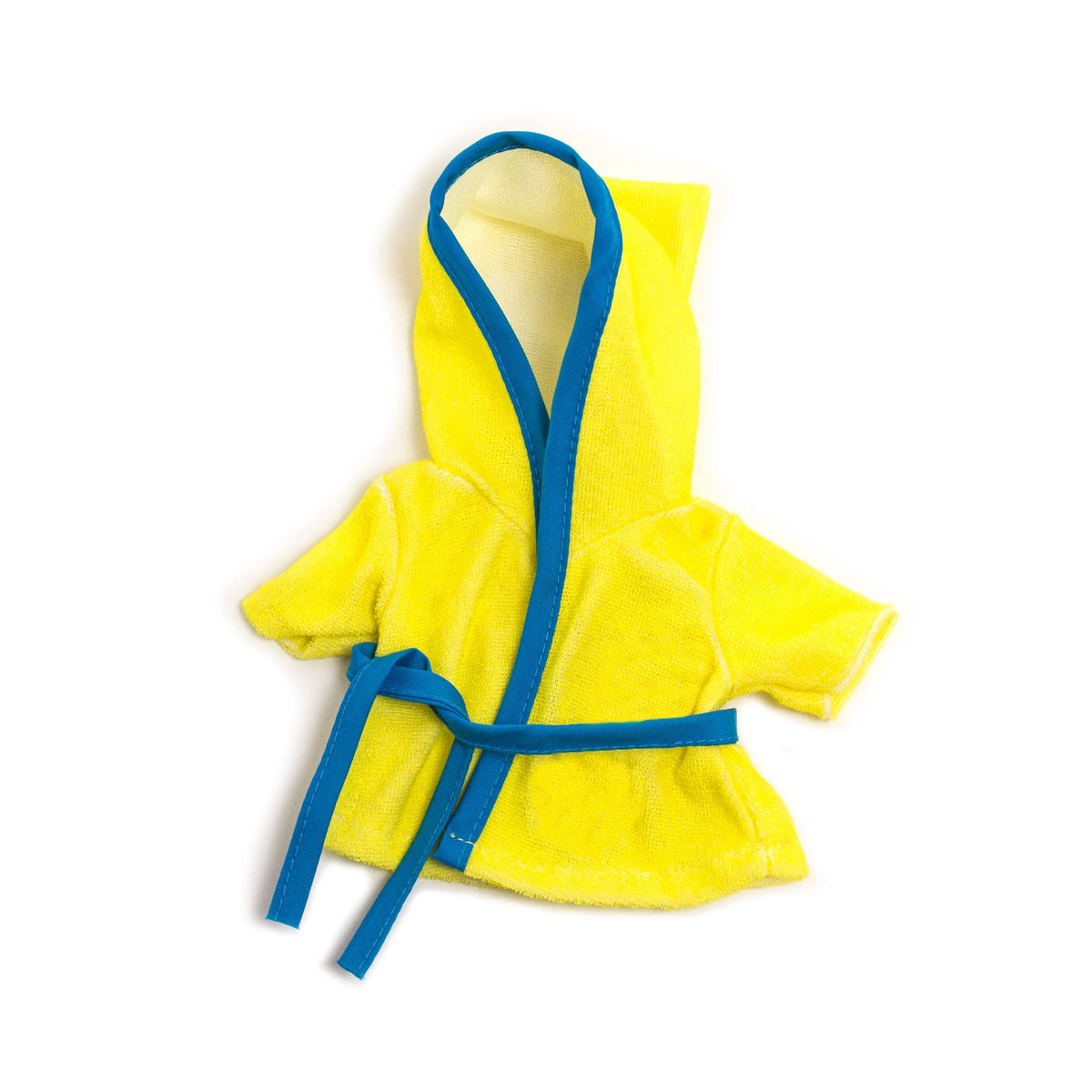 Badjas geel 21 cm, poppenkleding
