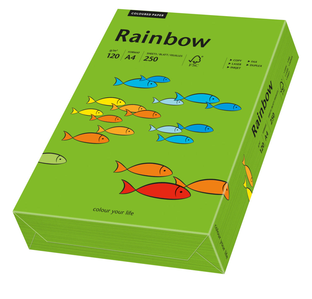 A4 paper, available in various colours