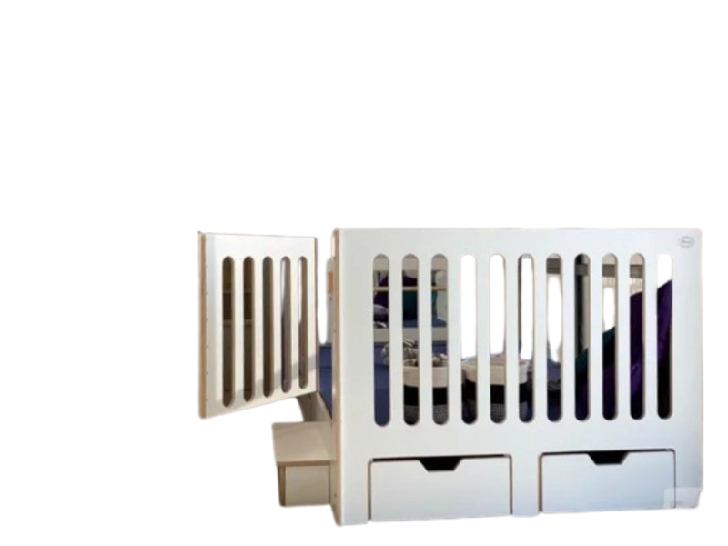 # Verhoogde grondbox op maat rechte rand