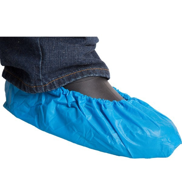 Overschoen blauw, 100 stuks