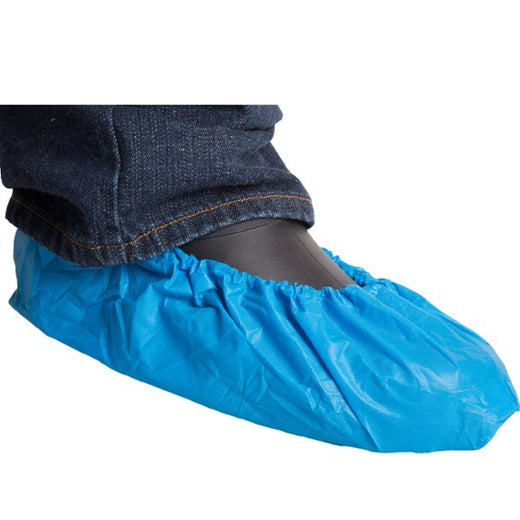Overschoen blauw, 100 stuks