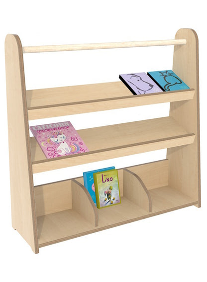 # Bookshelf with rail