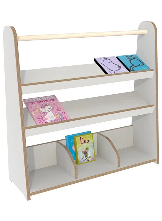 # Bookshelf with rail