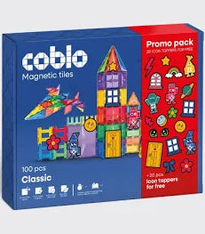 Coblo Magnetic Tiles Promopack 100 toppers + 20 icoon toppers
