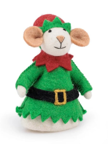 # Vilten kerstelf muis