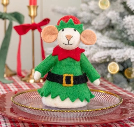 # Vilten kerstelf muis