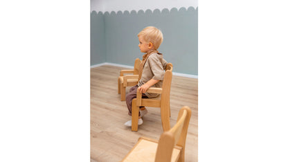 # Wooden chair TIM with armrests, set of 2