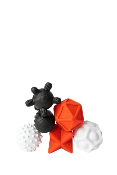 Mom's Care sensorische contrastballen, 6 stuks